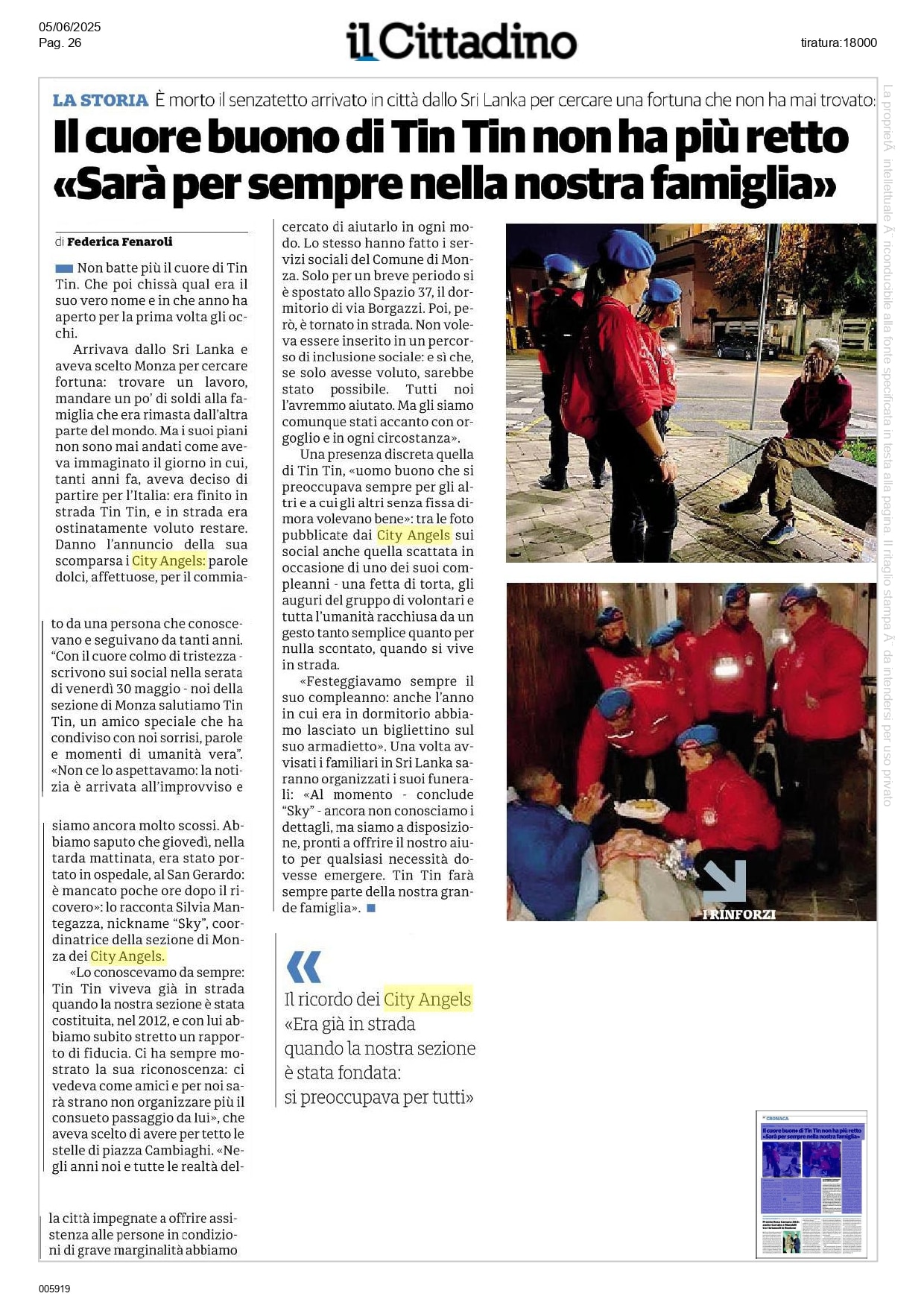 City Angels Monza
