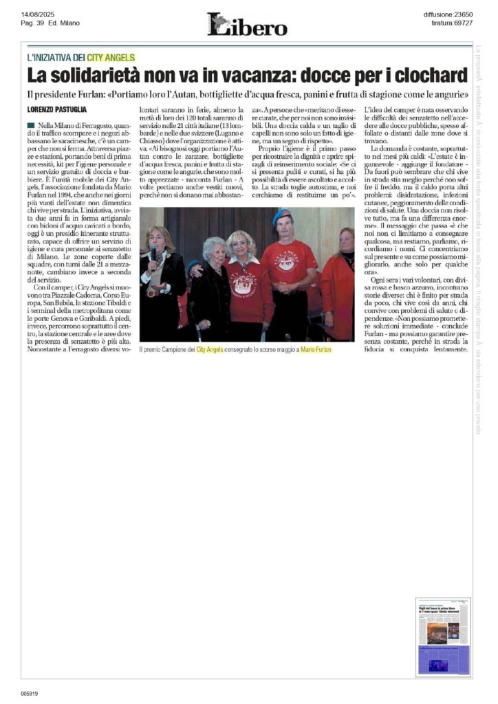 City Angels, docce per i clochard