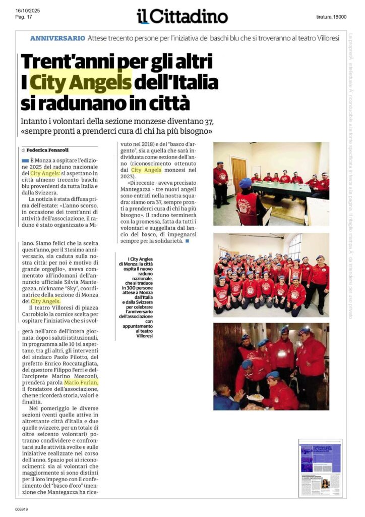 Raduno City Angels Monza